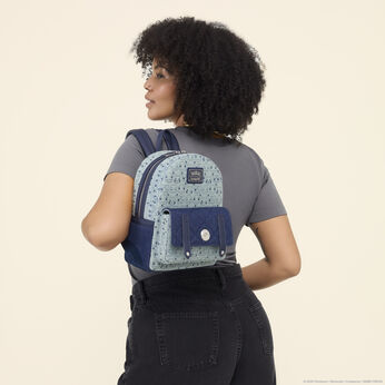 Pokémon Faux Denim All-Over Print Mini Backpack, Image 2